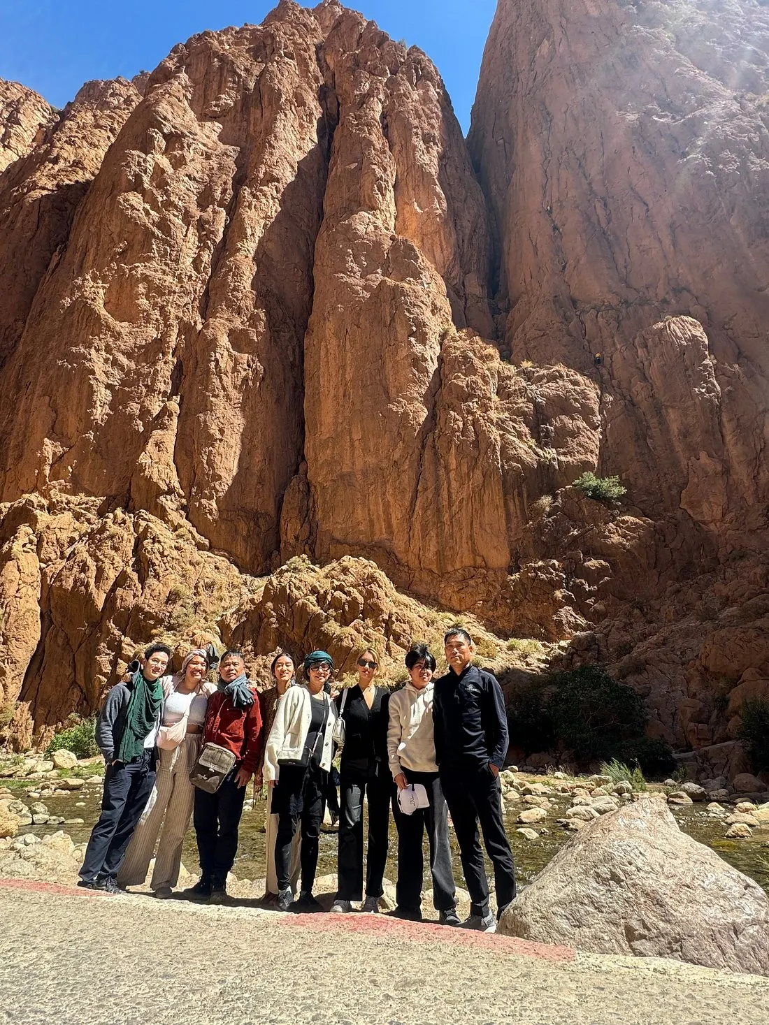 Hai Yen N family exploring Morocco with Ahmed and Mustafa